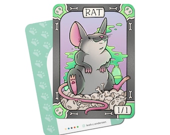 5 Rat Tokens for Magic the Gathering - Etsy