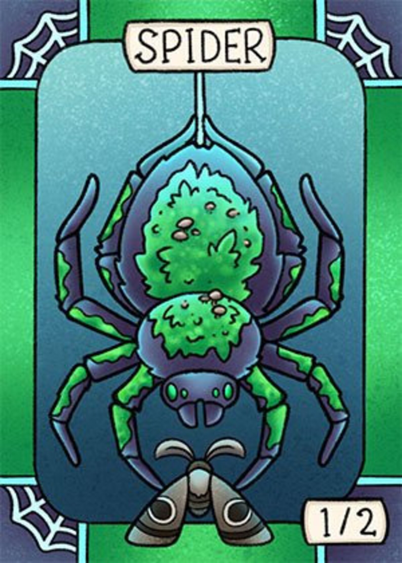 10 Spider Tokens for Magic the Gathering Etsy