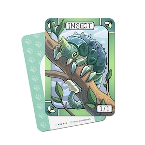 5 Insect Tokens for Magic the Gathering