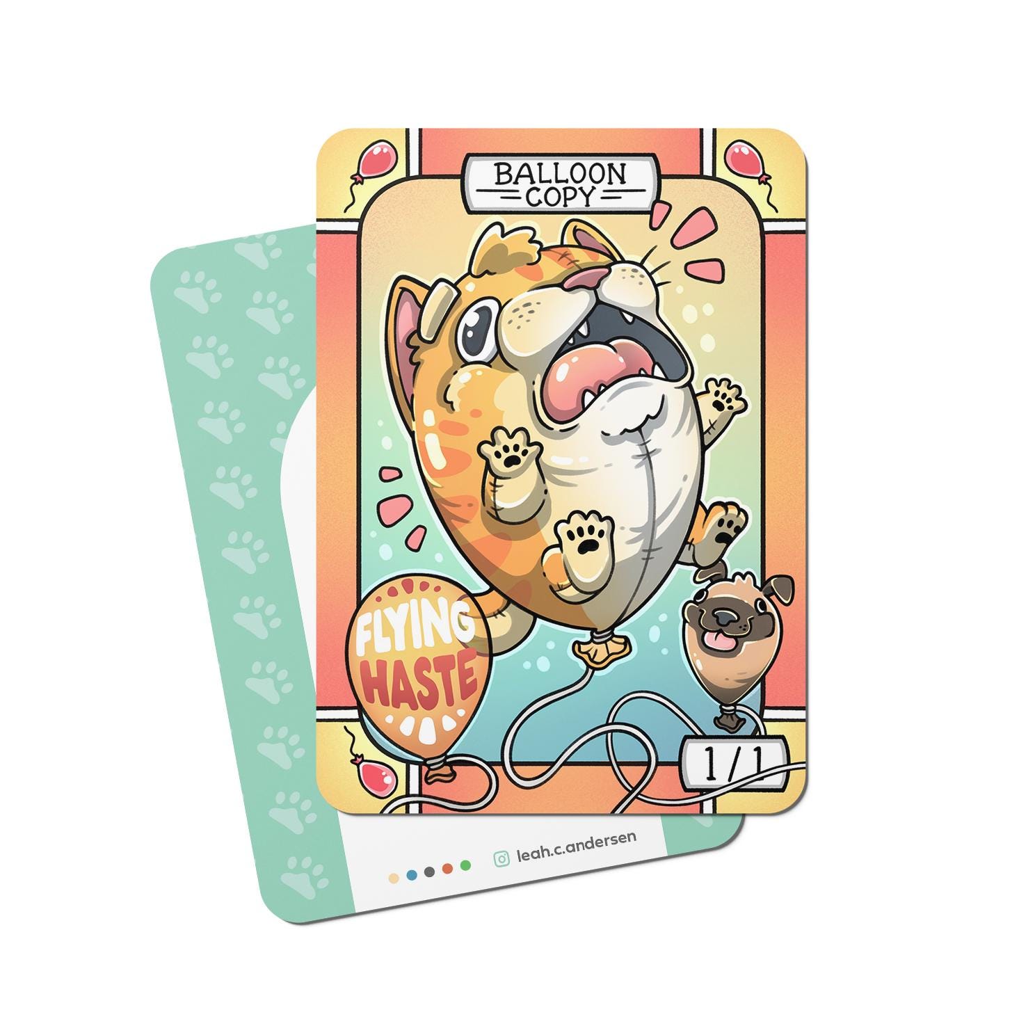 baloon card mtg Balloon Token Pack for Magic the Gathering MTG: 4 pack 1/1 Balloon Tok –  The Adventurer's Press main image 0