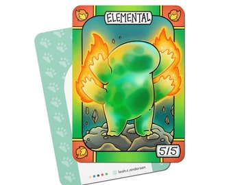 5 Omnath Elemental Tokens for Magic the Gathering