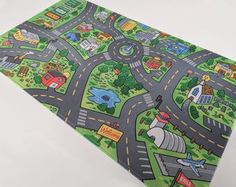 Tapete de juego Roads & Realms // Tapete de escritorio y alfombrilla de ratón // Accesorios para MTG