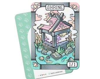 5 Shrine Tokens for Magic the Gathering