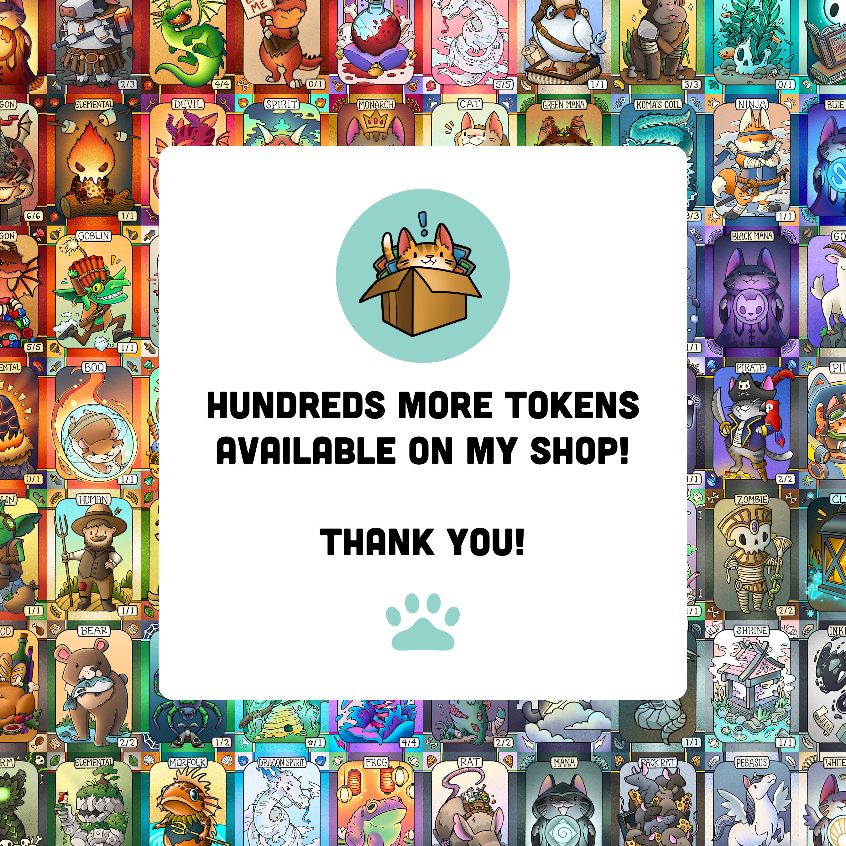 5 Copy Tokens for Magic the Gathering - Etsy
