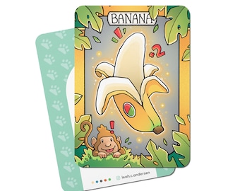 5 Banana Tokens for Magic the Gathering