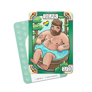 5 Bear Pride Tokens for Magic the Gathering