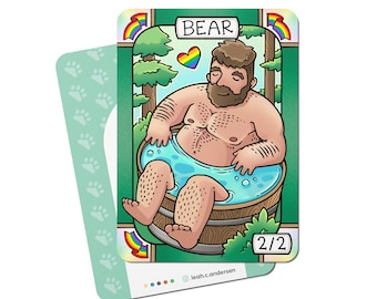 5 Bear Pride Tokens for Magic the Gathering