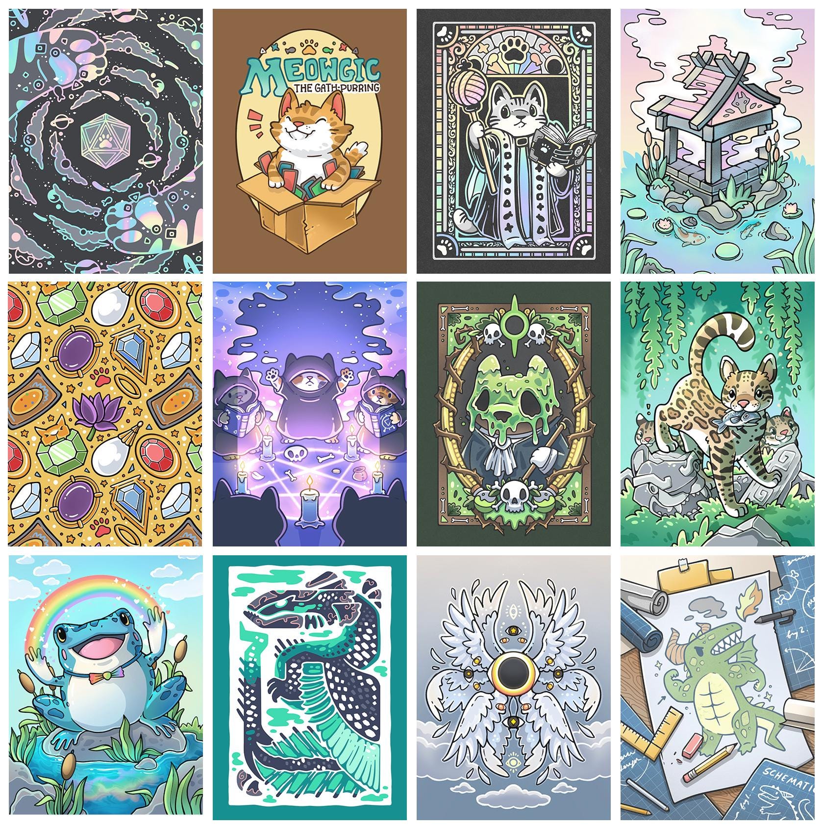 MTG用イラスト入りスリーブ || 在庫状況によりデザインが変わります