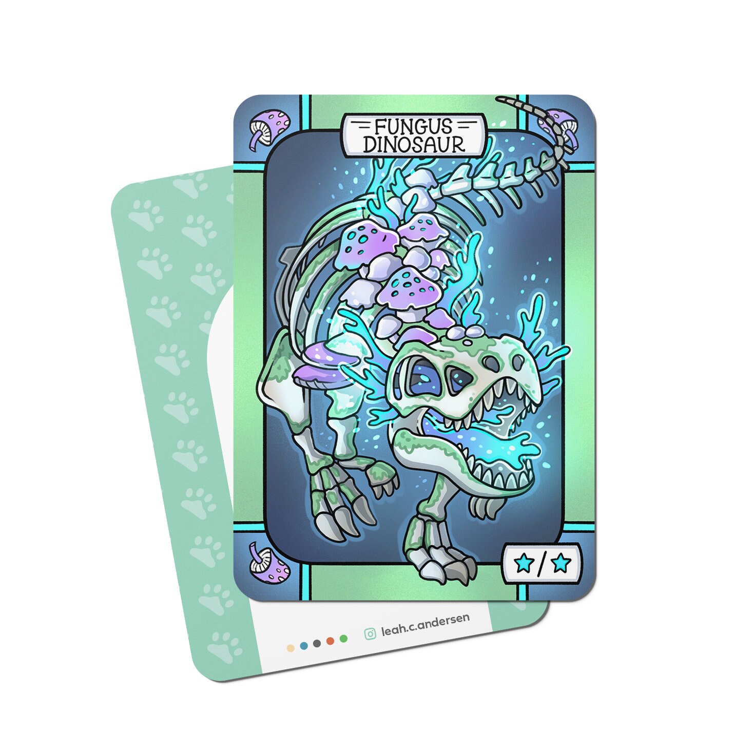 5 Fungus Dinosaur Tokens for Magic the Gathering - Etsy