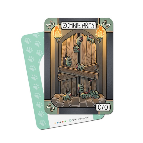 Zombie Playmat Etsy