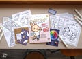 Cute Coloring album for Adults & Families • 24 Happy Animal Illustrations on Thick Alcohol Marker Paper • Creative Gift Idea