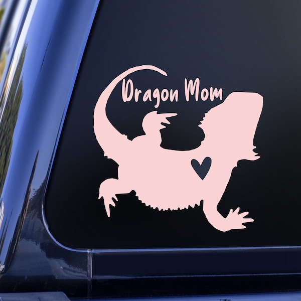 Bearded Dragon Sticker, Bearded Dragon Accessories for Tank, Bearded Dragon Decal, Bearded Dragon Dad Sticker, Bearded Dragon Mom Sticker