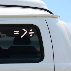 Equality is Greater Than Division Sticker, Equality Sticker for Car, Equality Decal for Laptop, Equality Car Sticker, Equality Car Decal