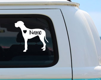 Great Dane Life k706 6 inch Sticker uncropped dog decal 