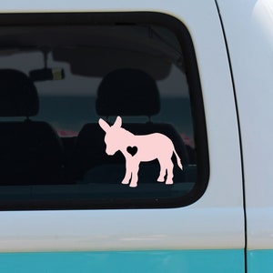 Donkey Decal: Vinyl Sticker for Car, Laptop, Water Bottle