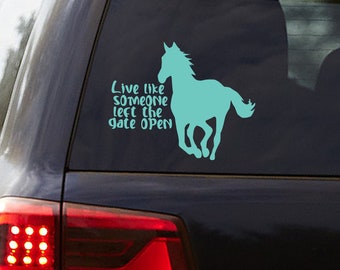 Horse Vinyl Decal for Trailer, Horse Trailer Sticker, Horse Decal Sticker for Car, Horse Decal Car, Horse Decal For Truck, Horse Sticker