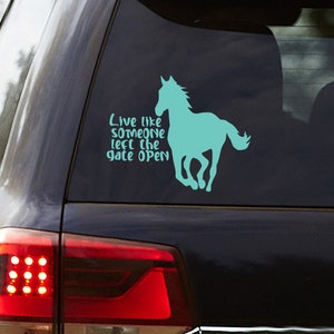 Horse Vinyl Decal for Trailer, Horse Trailer Sticker, Horse Decal Sticker for Car, Horse Decal Car, Horse Decal For Truck, Horse Sticker