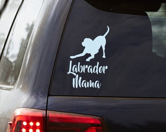 Lab Decal, Lab Sticker for Car Window, Labrador Retriever Sticker, Labrador Retriever Decal for Laptop, Lab Mom Car Sticker, Lab Mom Decal