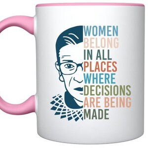 Ruth Bader Ginsburg Mug, RBG mug, Gift for Her, Gift for Mom, Gift for Her, Birthday Gift, Notorious RBG Gift, Coffee Mug