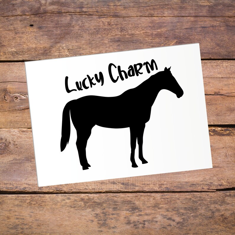 Standardbred Horse Vinyl Decal for Trailer Horse Trailer Etsy