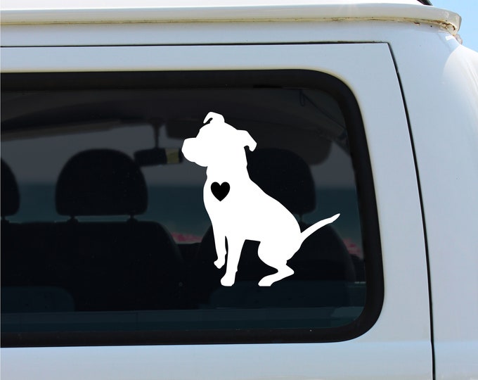 Pitbull Dog Sticker In Custom Size And Colors - Foto 2