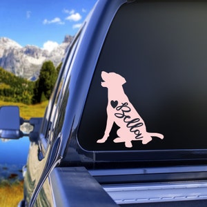 Lab Decal, Lab Sticker for Car Window, Labrador Retriever Sticker, Labrador Retriever Decal for Laptop, Lab Mom Car Sticker, Lab Mom Decal