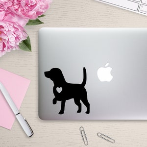 Beagle Decal, Beagle Sticker, Beagle Vinyl Sticker, Beagle Car Decal, Beagle Car Sticker, Beagle Tumbler Decal, Beagle Gift Beagle Mom Decal