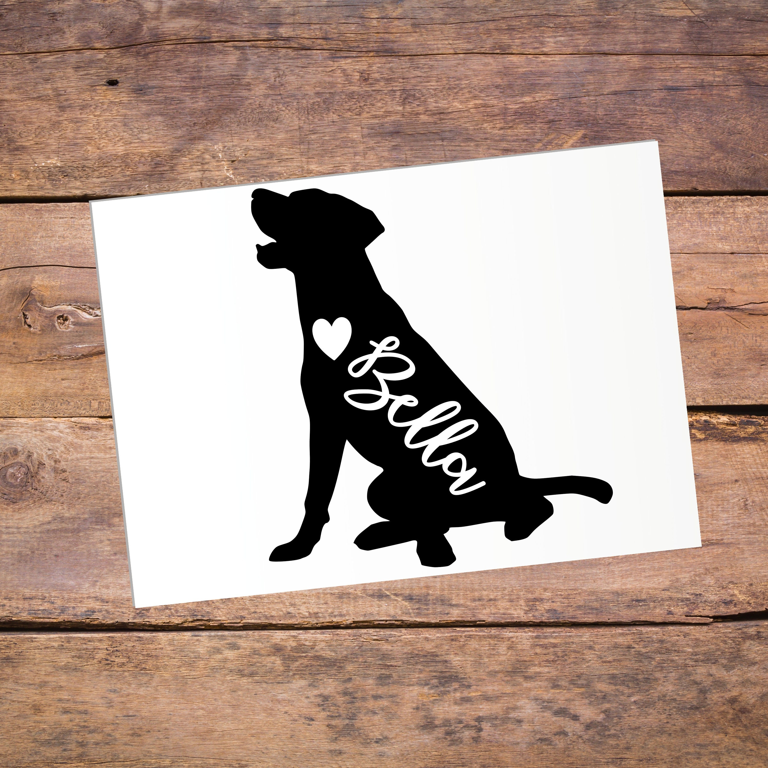 Lab Decal Lab Sticker for Car Window Labrador Retriever Etsy UK
