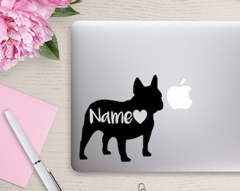 French Bulldog Decal for Car Window, French Bulldog Vinyl Decal for Laptop, French Bulldog Vinyl Sticker for Tumbler, Car Decal, Car Sticker