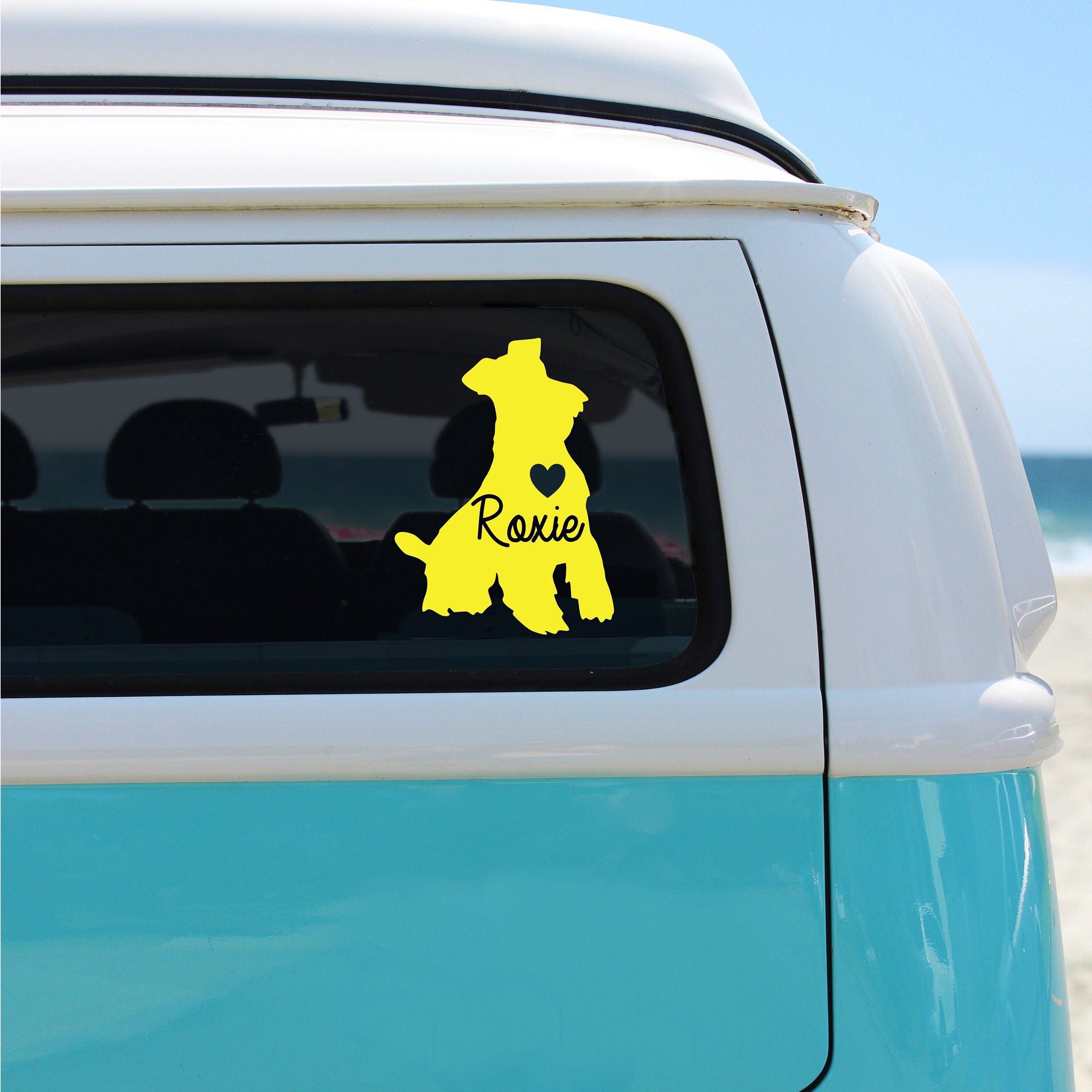 schnauzer car decals
