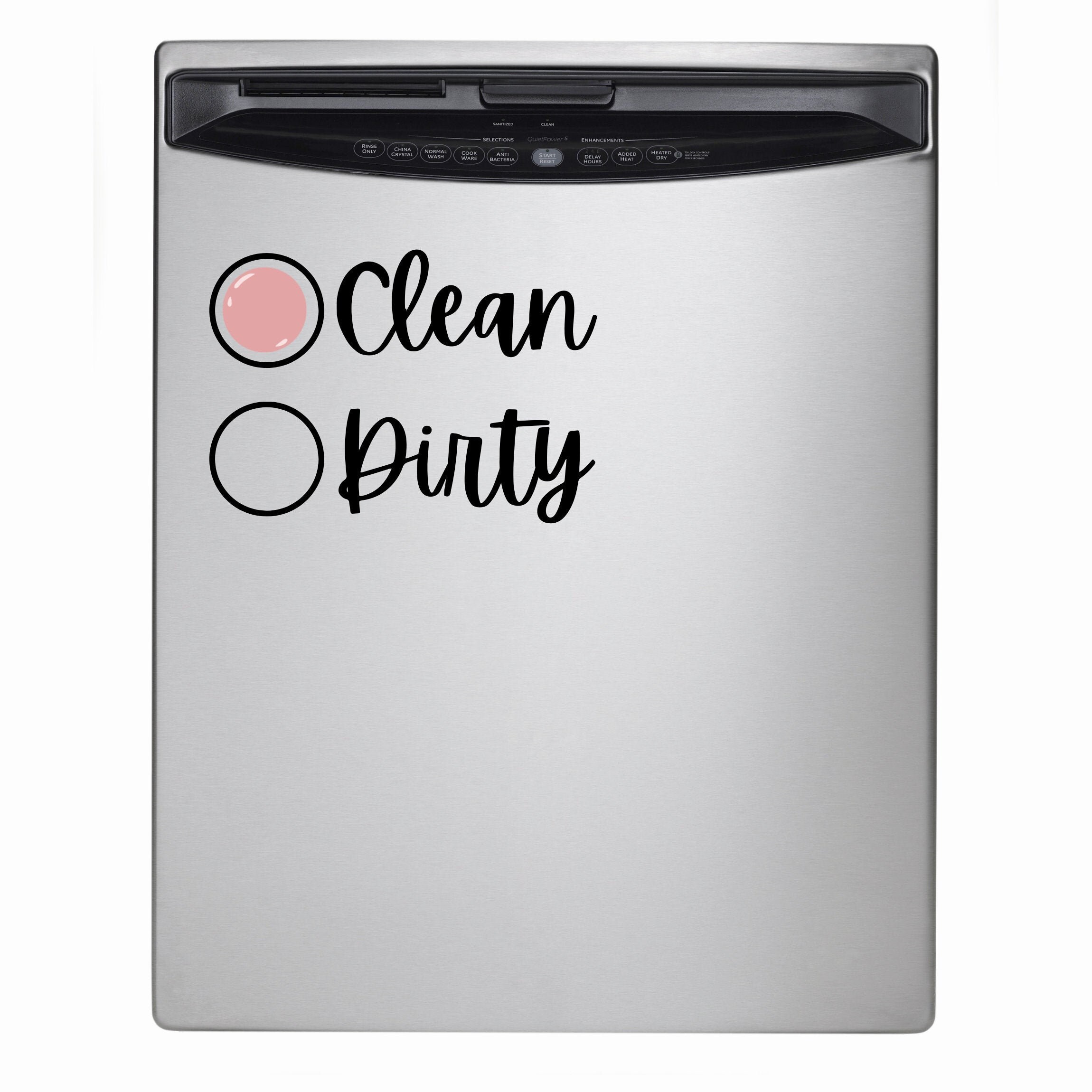 Dishwasher Decal for Kitchen Dishwasher Vinyl Decal Etsy