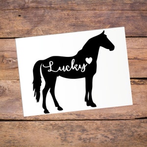 Horse Vinyl Decal for Trailer, Horse Trailer Sticker, Horse Decal Sticker for Car, Horse Decal Car, Horse Decal For Truck, Horse Sticker