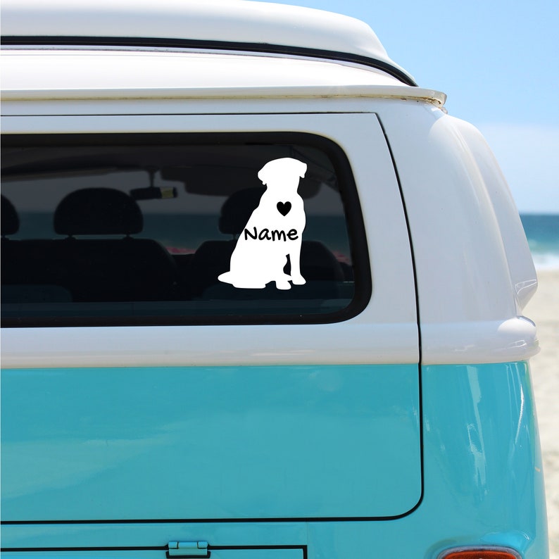 Lab Decal Lab Sticker for Car Window Labrador Retriever Etsy