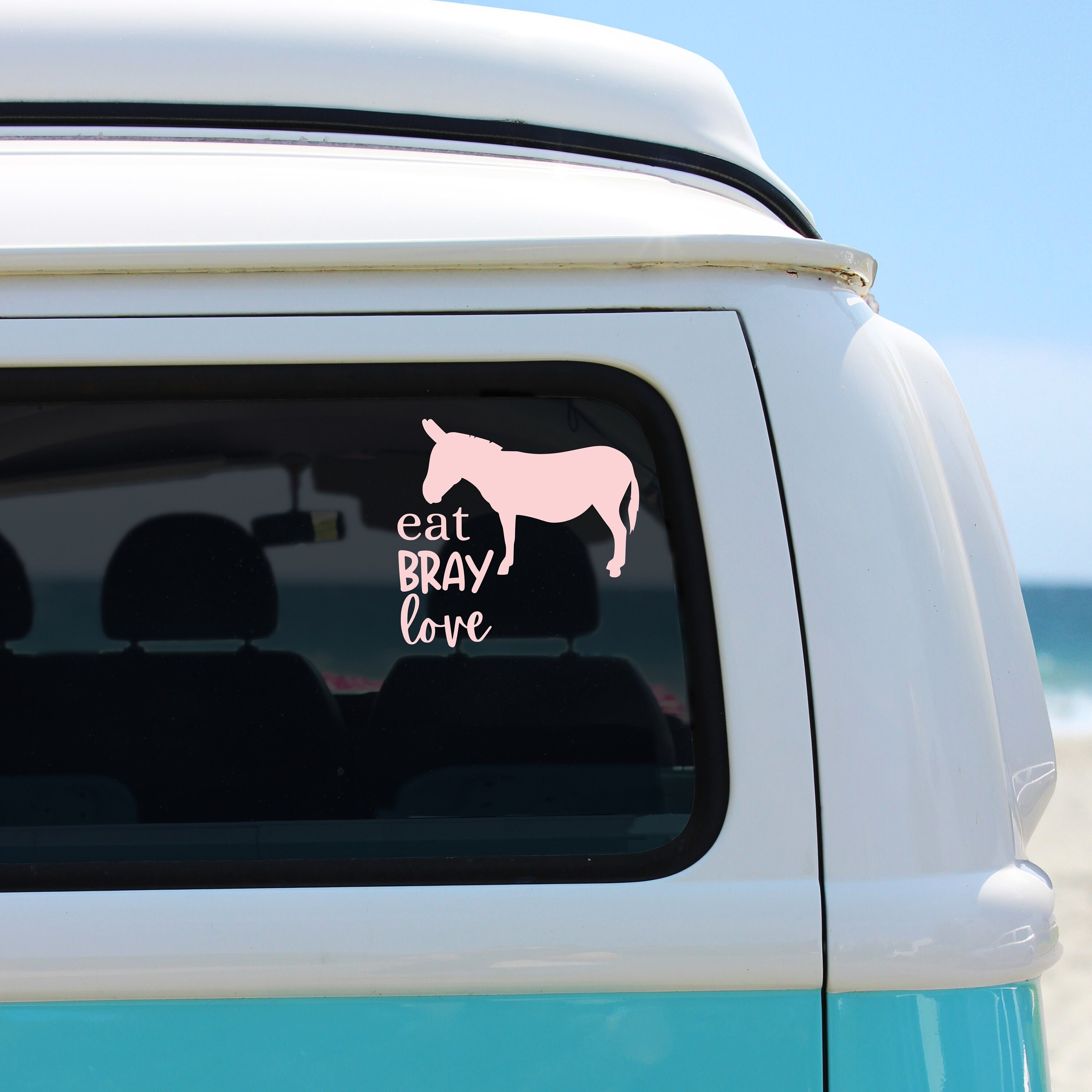 Miniature Donkey Gift for Women Friend, Donkey Sticker, Donkey Decal forCar, Donkey Vinyl Decal, Donkey Car Decal, Donkey Water Bottle Decal