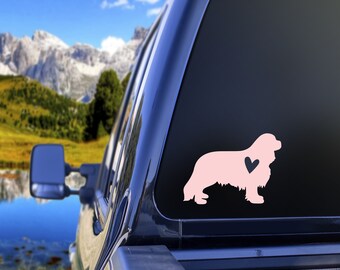 Cavalier King Charles Spaniel Sticker for Car Window, Laptop Sticker, Cavalier King Charles Spaniel Gift for Women, Car Decal, Vinyl Decal