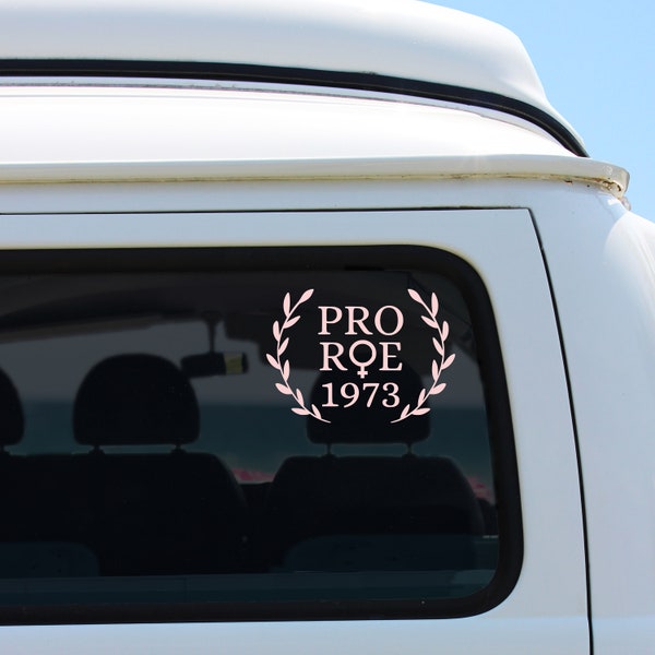 Pro Roe Sticker for Car, Pro Choice Sticker for Laptop, Feminist Decal, Feminism Vinyl Sticker, Pro Choice Vinyl Decal for Window, Roe Decal