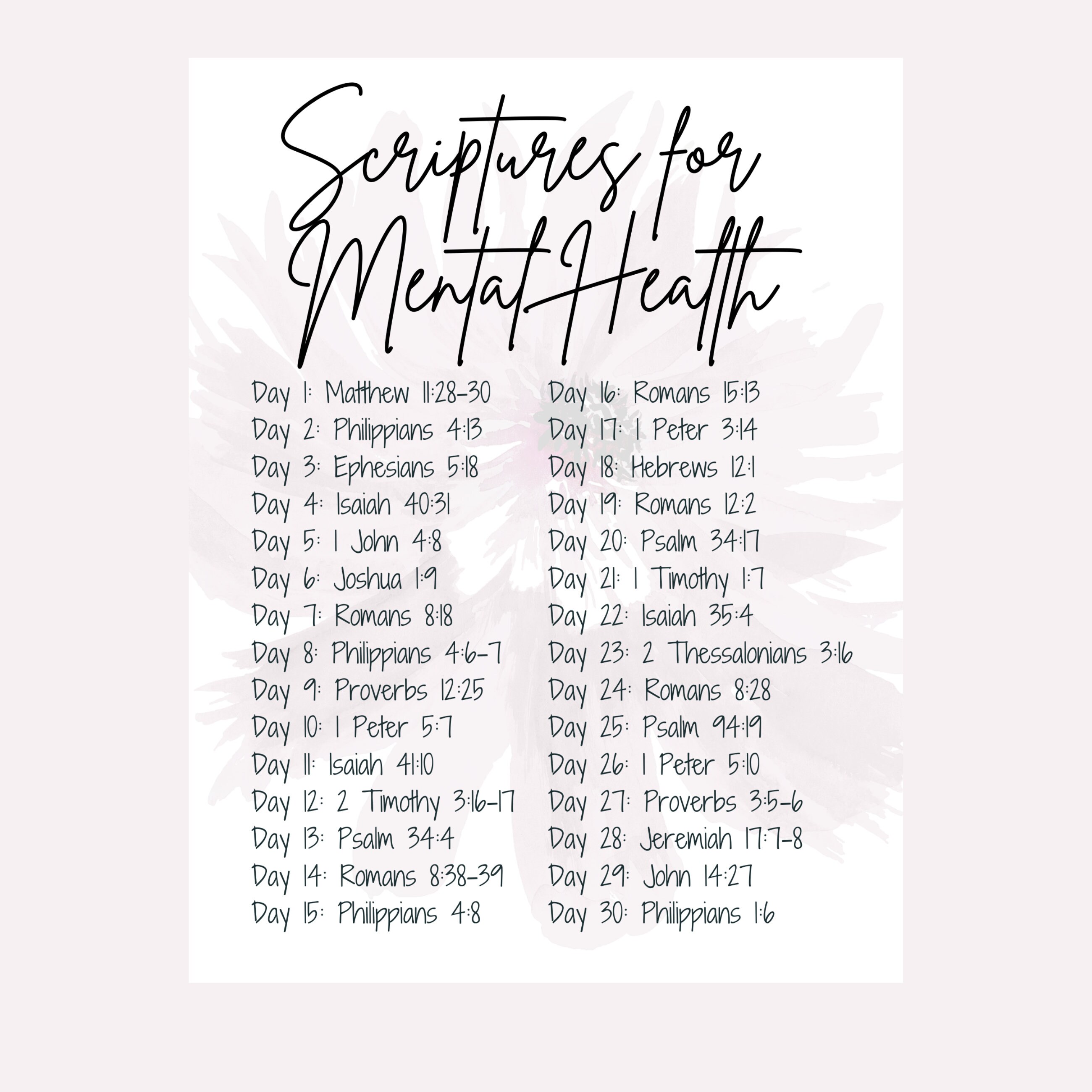 Printable Bible Journal 30 Day Scripture Writing Plan | Etsy