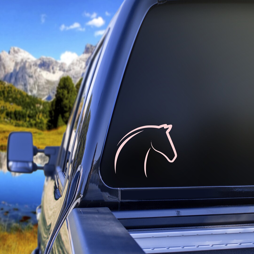 Horse Sticker for Car Window, Horse Sticker for Tumbler, Sticker for