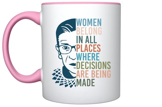 Ruth Bader Ginsburg Mug, RBG mug, Gift for Her, Gift for Mom, Gift fo…