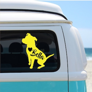 Pitbull Sticker for Water Bottles, Pitbull Car Decal for Women, Pitbull Decal for Car Window, Pitbull Car Sticker, Pitbull Mom Sticker Car