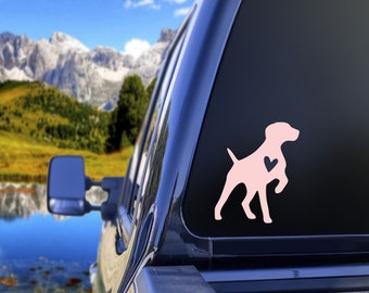 German Shorthaired Pointer Sticker for Car, German Shorthaired Pointer Decal, German Shorthaired Pointer Gift for Men, Pointer Vinyl Decal