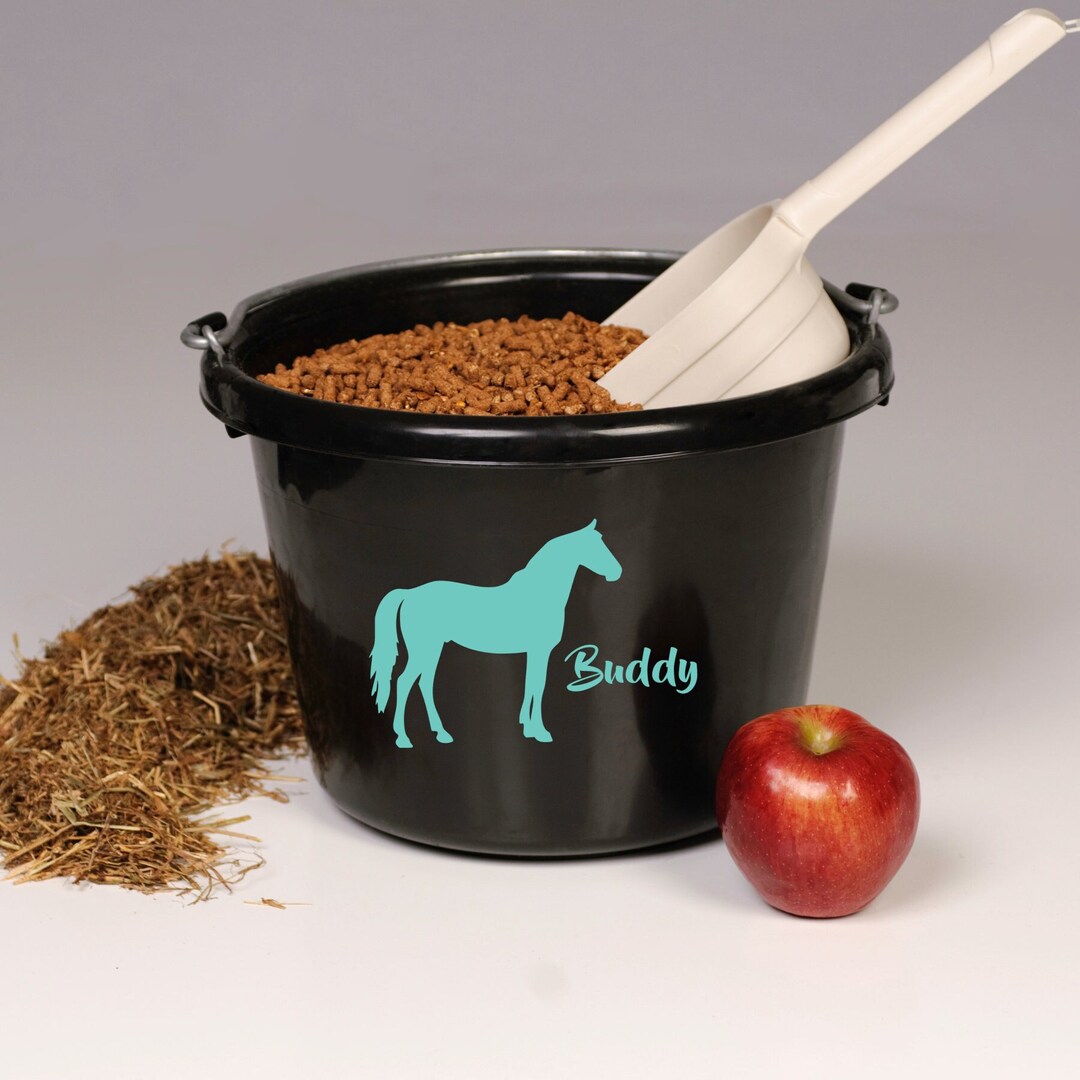 Horse Bucket Decal, Horse Bucket Label, Horse Bucket Sticker, Horse