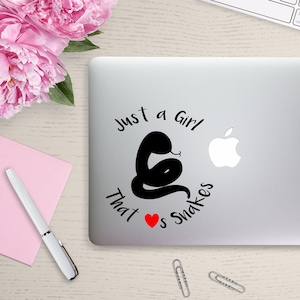 Snake Decal for Laptop, Snake Sticker Car, Snake Vinyl Decal, Snake Vinyl Sticker, Ball Python Decal, Ball Python Sticker, Decal For Tumbler