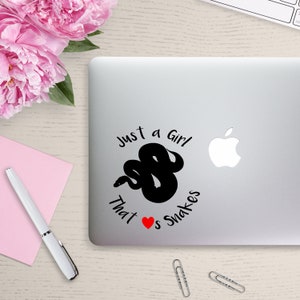 Snake Decal for Laptop, Snake Sticker Car, Snake Vinyl Decal, Snake Vinyl Sticker, Ball Python Decal, Ball Python Sticker, Decal For Tumbler