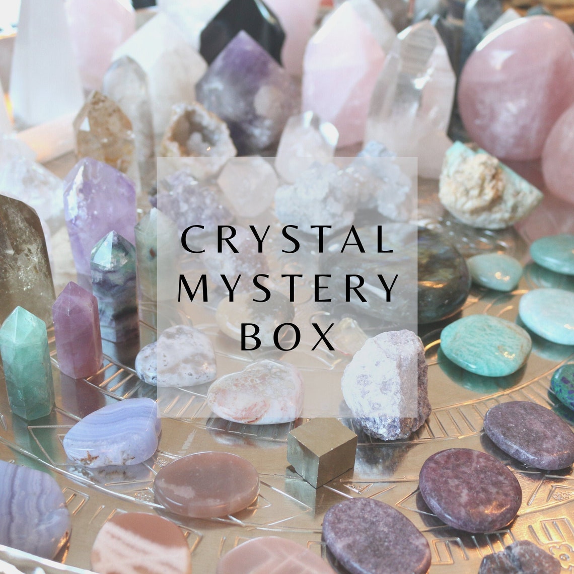 Crystal Mystery Box Crystal Mystery Grab Bag Crystal Set Etsy