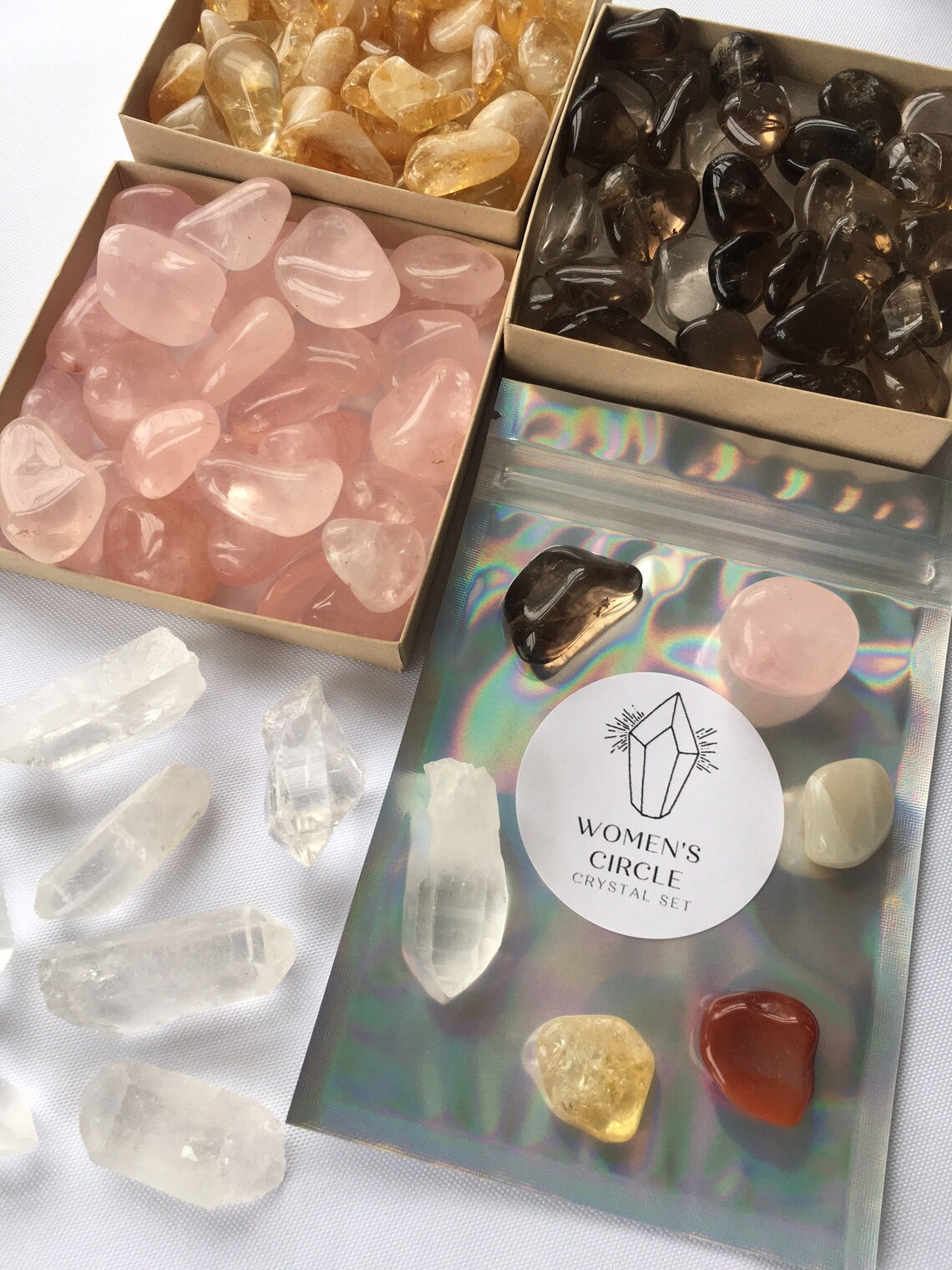 Wholesale Custom Crystal Sets With Personalized Label Create Etsy