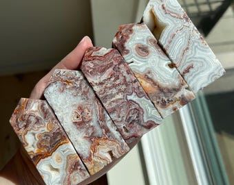 Pick Your Own Mexican Crazy Lace Agate Tower