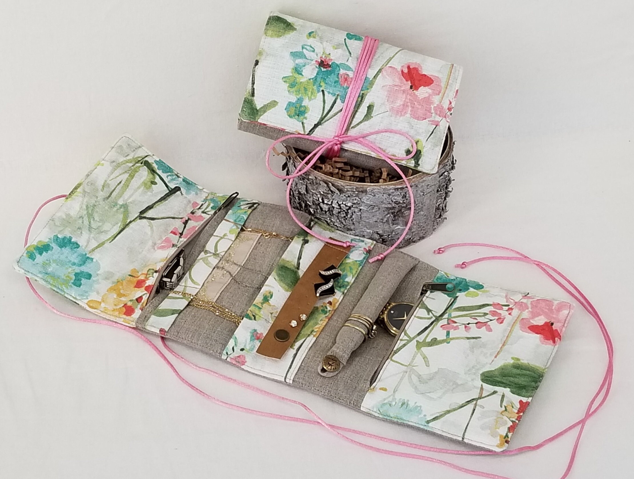 Mini travel Jewelry Jewelry Roll/Unique Etsy