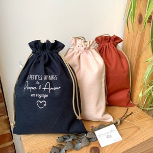 Bolsa de linho personalizável, bolsa personalizada, bolsa personalizada, presente feminino personalizado, presente masculino personalizado