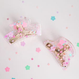 Easter Gold Claw Hair Clip, Claw Clips, Claw Hair Clips, Medium Hair Claw Clips for Women, Women Claw Clip, Glitter Clip, Easter Accessories